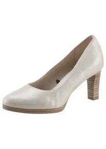 Pumps Tamaris Gr. 40, beige (champagne) Damen Schuhe Abendschuh, Festtagsschuh, Trichterabsatz, mit 7-cm-Trichterabsatz