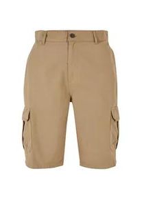 Stoffhose Urban Classics "Urban Classics Herren Big Cargo Bermuda" Gr. 36, Normalgrößen, beige (unionbeige) Herren Hosen