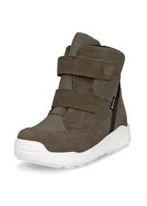 Snowboots Ecco "Winterstiefel URBAN MINI" Gr. 25, grün (khaki) Kinder Schuhe Winterboots, Klettstiefel, Winterstiefel mit Klettriemchen, GORE-TEX