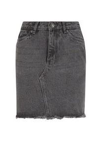 Sommerrock Urban Classics "Urban Classics Ladies Heavy Mini Denim Skirt" Gr. 36, grau (new grey washed) Damen Röcke