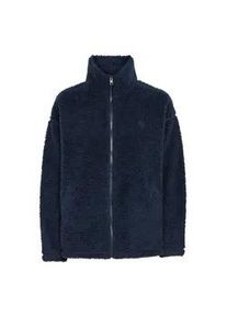 Fleecejacke oxmo "Fleecejacke OXTOVINE" Gr. S, blau (total eclipse) Damen Jacken