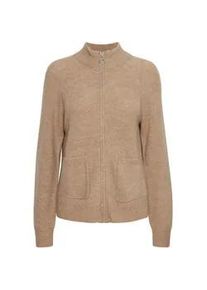 Strickjacke B.Young "Strickjacke BYMartine" Gr. M, beige (tannin melange) Damen Strickjacken