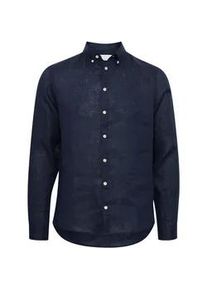 Langarmhemd Casual Friday "Langarmhemd CFAnton" Gr. L, blau (navy blazer) Herren Hemden