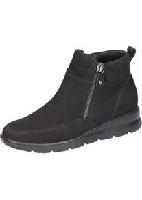 Waldläufer Schlupfboots WALDLÄUFER "H-BRUNI" Gr. 6,5, schwarz Damen Schuhe Winterboots, Stiefelette, Bequemschuh in Komfortweite H (=sehr weit)