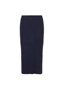 Bleistiftrock Pulz Jeans "Bleistiftrock PZSARA Pencil Skirt" Gr. XL, blau (dark sapphire) Damen Röcke