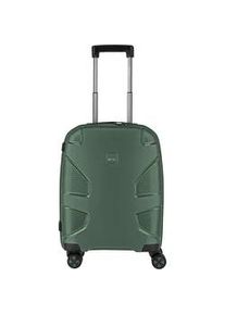 Hartschalen-Trolley IMPACKT "IP1, verschiedene Größen und Farben" Gr. B/H/T: 40cm x 55cm x 20cm 38 l, deep sea green Koffer Hartschalen-Koffer vegan Reisegepäck USB-Port TSA Zahlenschloss