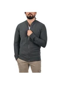 Sweatjacke Blend "Sweatjacke BHFrank" Gr. XL, schwarz (charcoal) Herren Sweatjacken