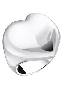 Fingerring Thomas Sabo "in Herzform, TR2471-001-21-54-62, TR2471-413-39-54-62" Fingerringe Gr. 56, Silber 925 (Sterlingsilber), 22mm, silberfarben Damen