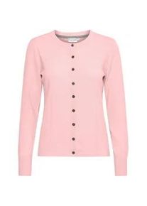 Strickjacke Pulz Jeans "Strickjacke PZSara" Gr. XS, rosa (pink lady melange) Damen Strickjacken