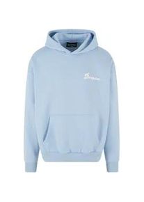 Kapuzensweatshirt DROPSIZE "Dropsize Herren Heavy Oversize DWF Hoodie" Gr. XL, blau (babyblue) Herren Sweatshirts