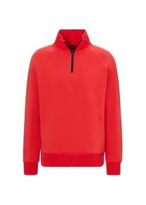 Sweatshirt BOSS Green "Saggel" Gr. L, rot (open rot645) Herren Sweatshirts mit Markenlabel