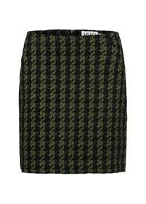 Minirock Ichi "Minirock IHKate" Gr. XXL, grün (parrot green houndstooth) Damen Röcke