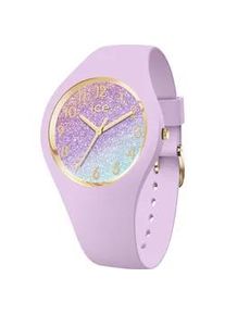 Ice Watch Quarzuhr ICE-WATCH "ICE glitter - S31 3H" Armbanduhren flieder Damen Armbanduhr, Damenuhr, Silikonarmband, bis 10 bar wasserdicht