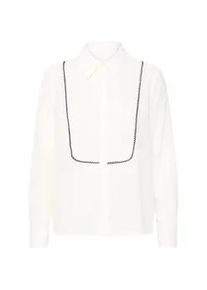 Langarmbluse B.Young "Langarmbluse BYIDALINE SHIRT -" Gr. 38, weiß (optical white) Damen Blusen