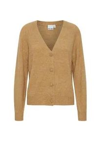 Cardigan Ichi "Cardigan IHKamara" Gr. S, gelb (curry) Damen Strickjacken