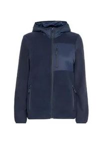 Fleecejacke North Bend "Fleecejacke NBMattea W" Gr. 44, blau (navy blazer) Damen Jacken