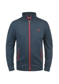 !Solid Sweatjacke SOLID "Sweatjacke SDBennTrack" Gr. XL, blau (ins bl mel) Herren Sweatjacken