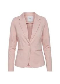 Sweatblazer Ichi "Sweatblazer IHKate" Gr. XL, rosa (rose smoke melange) Damen Blazer