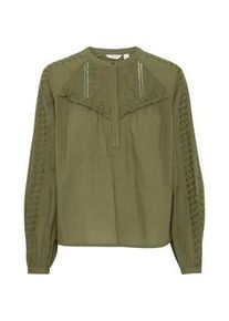 Langarmbluse B.Young "Langarmbluse BYIULIA BLOUSE -" Gr. 46, grün (olive night) Damen Blusen