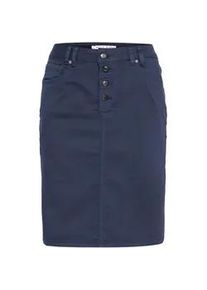 Jeansrock Pulz Jeans "Jeansrock PZROSITA HW Skirt" Gr. 38, blau (dark sapphire) Damen Röcke