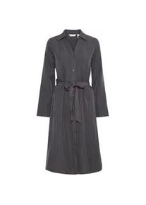 Minikleid B.Young "Minikleid BYMMMIDDE SHIRT DRESS -" Gr. 40, grau (dark grey mel. pinstripe mix) Damen Kleider