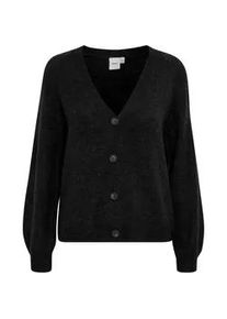 Cardigan Ichi "Cardigan IHKamara" Gr. L, schwarz Damen Strickjacken