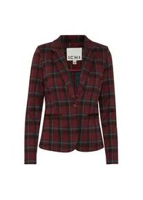 Jackenblazer Ichi "Jackenblazer IHKate" Gr. XL, rot (port royale checko jaquard) Damen Blazer