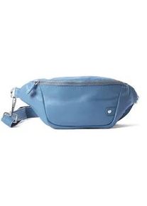 Umhängetasche MARGELISCH "Nukon 1" Gr. B/H/T: 24.0cm x 12.0cm x 4.0cm one size, blau (sky blue) Damen Taschen aus LWG zertifiziertem Leder