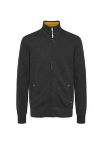 !Solid Sweatjacke SOLID "Sweatjacke SDKarim" Gr. S, grau (dark grey melange) Herren Sweatjacken