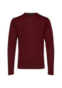 Strickpullover Casual Friday "Strickpullover CFKent" Gr. S, rot (vineyard wine melange) Herren Pullover