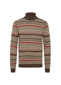 Strickpullover Blend "Strickpullover BHPullover" Gr. S, braun (turkish coffee) Herren Pullover