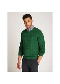 Strickpullover Tommy Hilfiger "CLASSIC CABLE CREW NECK" Gr. XXXL, street green Herren Pullover