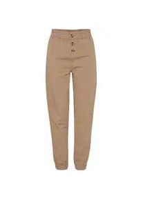 Stoffhose oxmo "Stoffhose OXCobie" Gr. XL, N-Gr, beige (dune) Damen Hosen