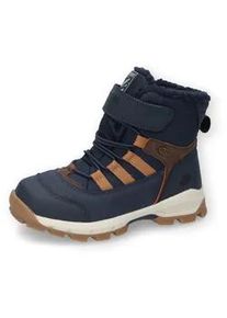 Winterboots Dockers BY GERLI Gr. 34, blau (dunkelblau) Kinder Schuhe Trekking Stiefel, Outdoorschuh, Winterstiefel mit Warmfutter