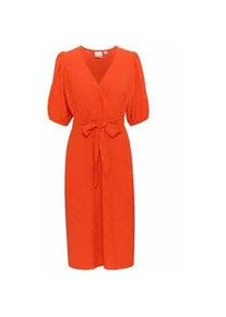 Sommerkleid Ichi "Sommerkleid IXHURLY DR" Gr. 38, orange (orange.com) Damen Kleider