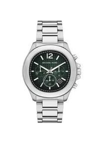 Chronograph Michael Kors "SAGE" Armbanduhren edelstahlfarben Herren Armbanduhr, Herrenuhr, Edelstahlarmband, analog, Tag, Stoppfunktion