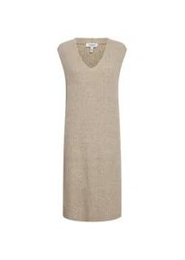 Blusenkleid B.Young "Blusenkleid BYMayly" Gr. S, beige (cement melange) Damen Kleider