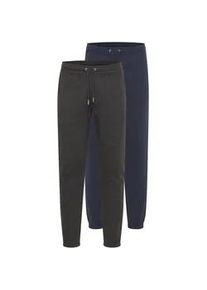 !Solid Jogginghose SOLID "Jogginghose SDColineo" Gr. L, N-Gr, bunt (dgm/navy) Herren Hosen