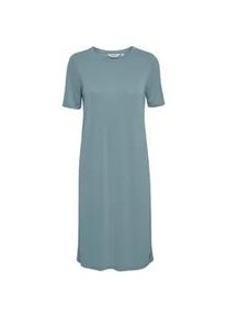 Shirtkleid oxmo "Shirtkleid OXBrinja" Gr. S, blau (smoke blue) Damen Kleider