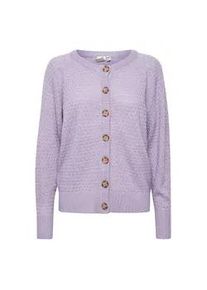 Strickjacke Ichi "Strickjacke IHOdansa" Gr. M, lila (daybreak) Damen Strickjacken