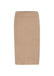 Bleistiftrock B.Young "Bleistiftrock BYMMMORLA PENCIL SKIRT -" Gr. L, braun (sepia tint melange) Damen Röcke