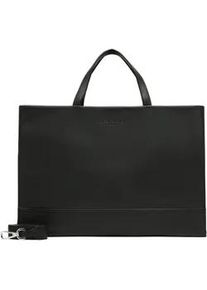 Henkeltasche Liebeskind Berlin "Satchel L LOU 2 3D LEATHER" Gr. B/H/T: 40,5cm x 27cm x 14cm, schwarz Damen Taschen