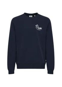 !Solid Sweatshirt SOLID "Rundhalspullover SDImran" Gr. L, blau (insignia blue) Herren Sweatshirts