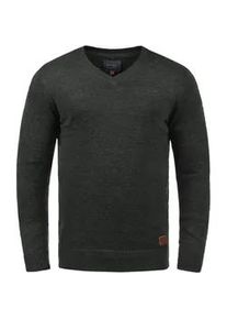 Strickpullover Blend "Strickpullover BHLasse" Gr. M, schwarz (charcoal) Herren Pullover