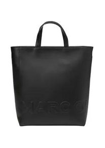 Marc O'Polo Shopper MARC O'POLO "aus einer Lederalternative aus recyceltem Polyester" Gr. B/H/T: 33cm x 32cm x 10cm, schwarz Damen Taschen