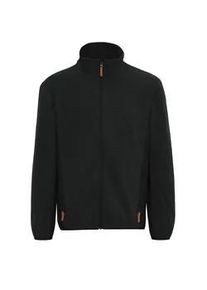 Fleecejacke North Bend "Fleecejacke NBHelgo" Gr. M, schwarz Herren Jacken