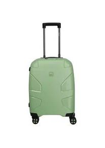 Hartschalen-Trolley IMPACKT "IP1, verschiedene Größen und Farben" Gr. B/H/T: 40cm x 55cm x 20cm 38 l, grün (spring green) Koffer Hartschalen-Koffer vegan Reisegepäck USB-Port TSA Zahlenschloss