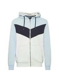 Kapuzensweatjacke INDICODE "Kapuzensweatjacke IDPock" Gr. S, blau (celestial blue) Herren Sweatjacken