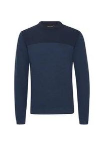 Strickpullover INDICODE "Strickpullover IDLabel" Gr. XXL, blau (navy) Herren Pullover