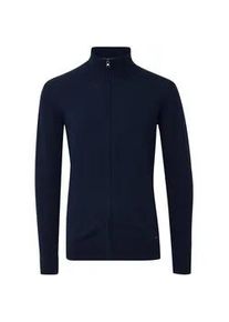 Strickjacke INDICODE "Strickjacke IDBadi" Gr. L, blau (navy) Herren Strickjacken